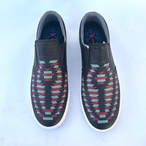 Nike Men’s SB Zoom Stefan Janoski Slip RM Sneakers Slip Ons 11.5 Black Woven - Picture 4 of 9